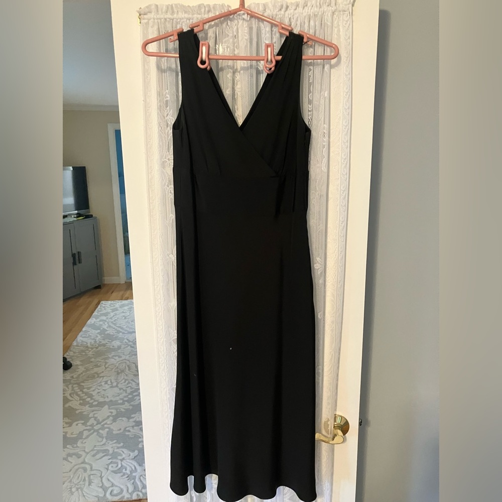 J crew v neck and v back little black dress